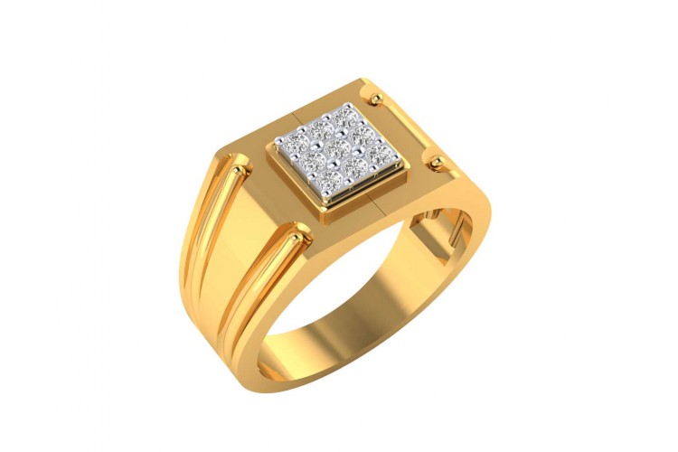 Saul 18k hallmarked Diamond Ring Set Online at Best Prices