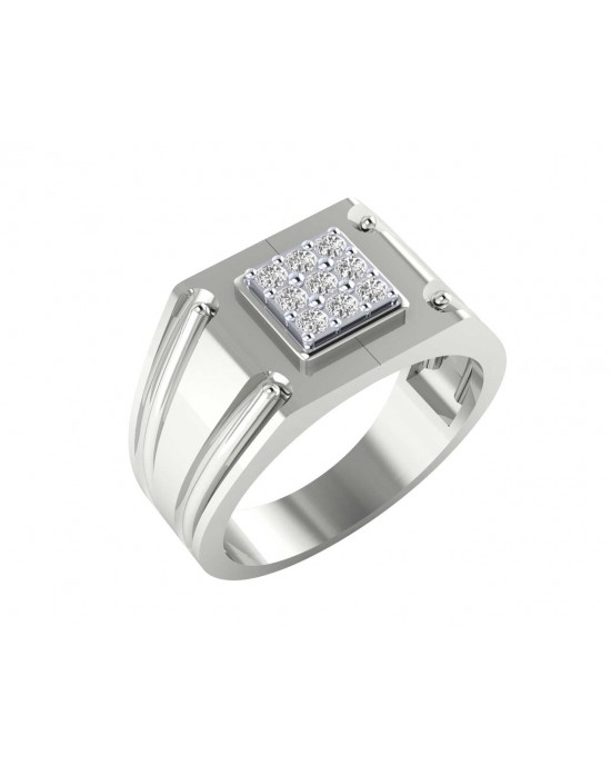 Saul 18k hallmarked diamond ring
