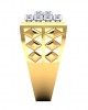 Mike Gents Diamond Ring in Gold