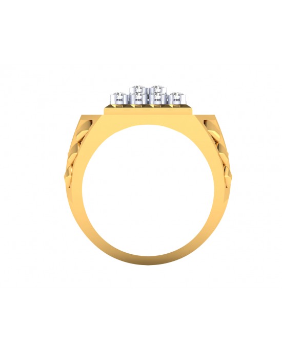 Mike Gents Diamond Ring in Gold