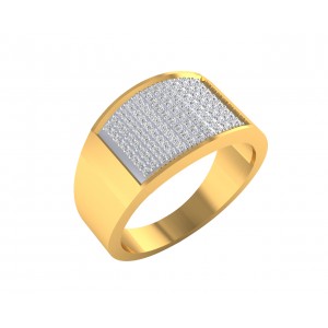 Barry Gents Diamond Ring in Gold