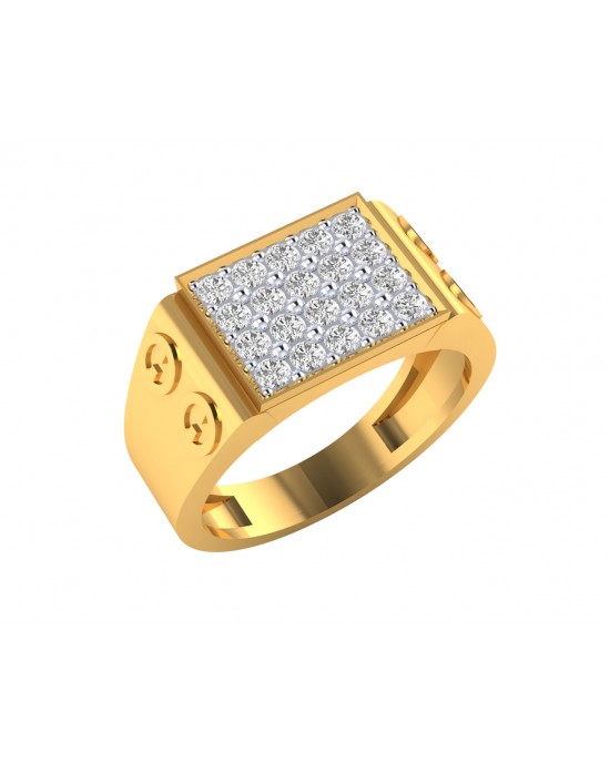 18k Real Diamond Ring JG-1901-2125 – Jewelegance