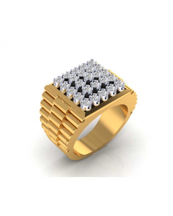 Ben diamond ring in 18k Gold