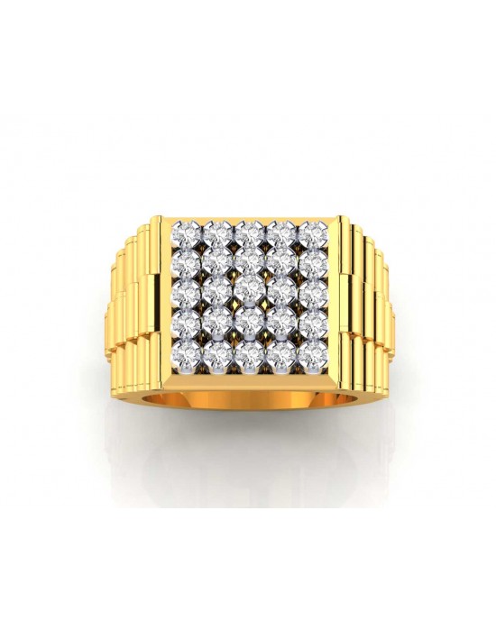 Ben diamond ring in 18k Gold