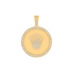 Velita Diamond Pendant in Gold
