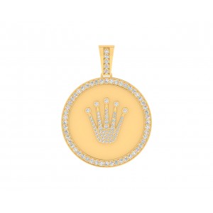 Velita Diamond Pendant in Gold