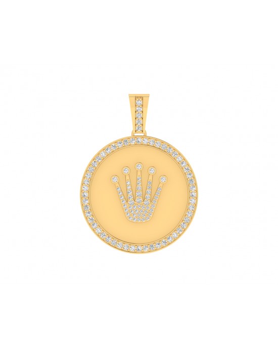 Velita Diamond Pendant in Gold