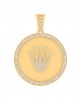 Velita Diamond Pendant in Gold