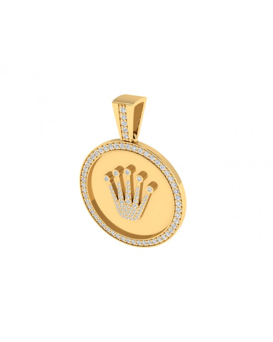 Velita Diamond Pendant in Gold