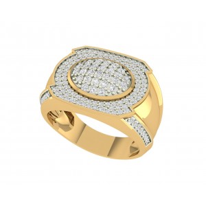 Vance Diamond Gents ring in gold