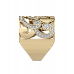Seamless Swirl Diamond Band