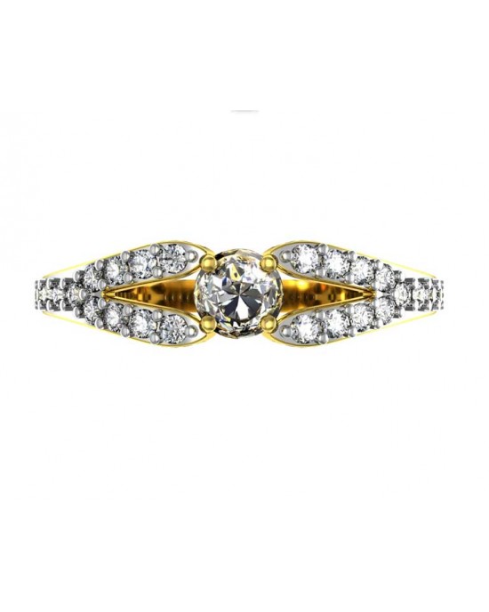 Simple Diamond Solitaire Ring