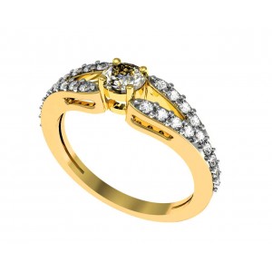 Simple Diamond Solitaire Ring