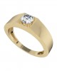 Solitaire Diamond Men's Engagement Ring