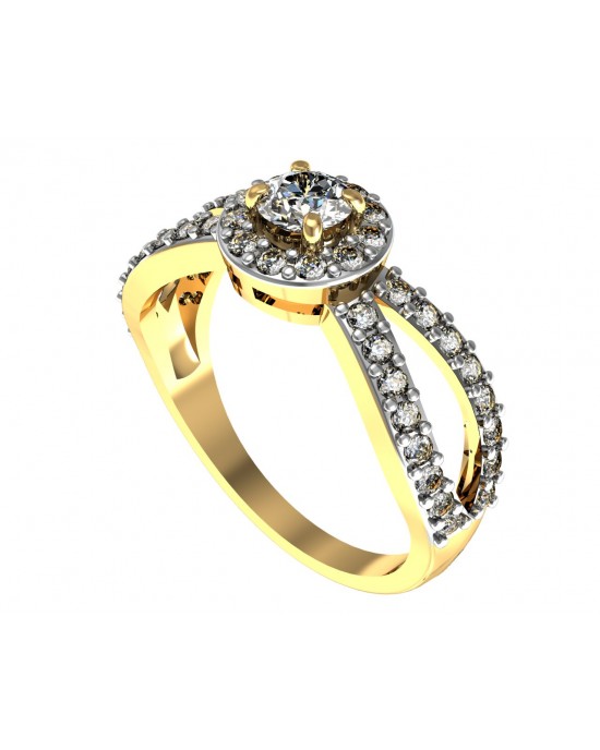 Solitaire Diamond engagement ring