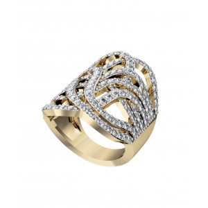 Sophisticated Diamond Cocktail Ring