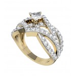 Sophisticated Princess Solitaire Ring