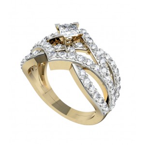 Sophisticated Princess Solitaire Ring