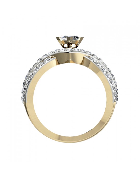 Sophisticated Princess Solitaire Ring