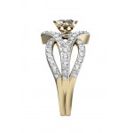 Sophisticated Princess Solitaire Ring
