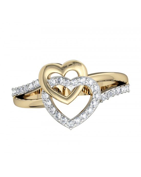 Sparkling Hearts Ring