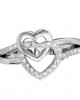 Sparkling Hearts Ring