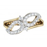 Stylish Diamond Paisley ring