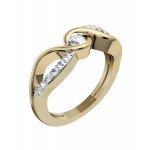 Stylish diamond engagement ring