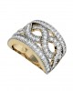 Stylish wide diamond Band