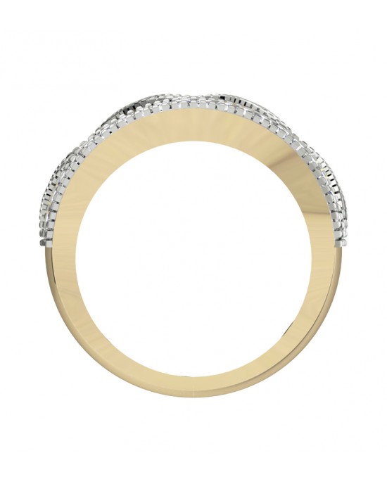 Stylish wide diamond Band