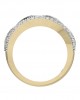 Stylish wide diamond Band