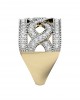 Stylish wide diamond Band