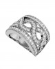 Stylish wide diamond Band