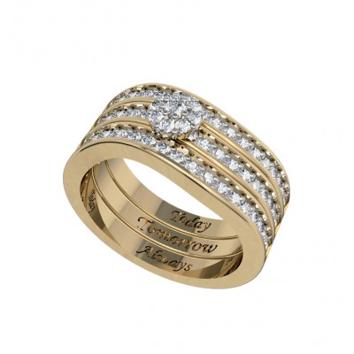 Buy Yours Forever Diamond Band Online in India at Best Price - Jewelslane