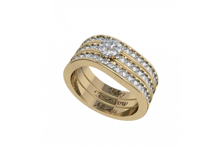 Buy Yours Forever Diamond Band Online in India at Best Price - Jewelslane