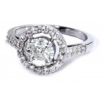 Diamond Solitaire look Ring