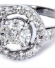 Diamond Solitaire look Ring