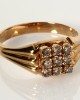 Gold Gents Ring With Diamonds