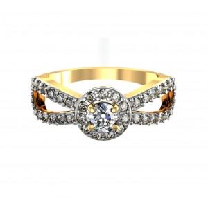 Solitaire Diamond engagement ring