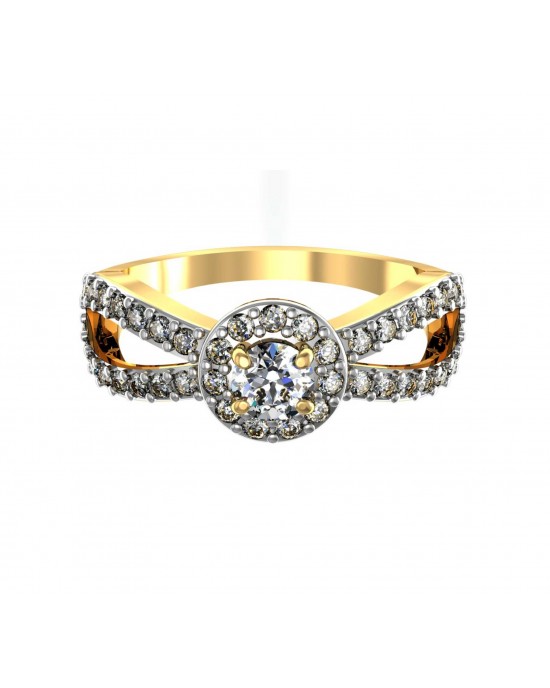 Solitaire Diamond engagement ring