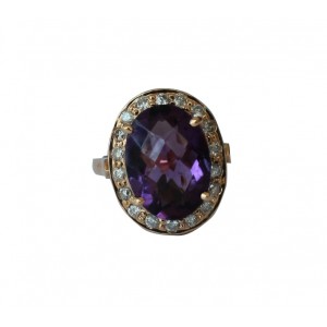 Amethyst Gold Ring