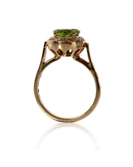 Peridot Ring in Gold