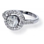 Diamond Solitaire look Ring