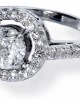 Diamond Solitaire look Ring