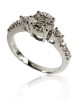 Diamond Solitaire Look Ring in Gold 