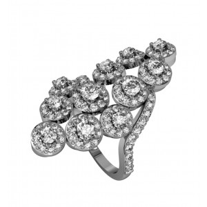 Angelic Diamond Cocktail Ring