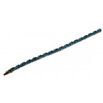 Blue Topaz & Diamond Bracelet
