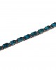 Blue Topaz & Diamond Bracelet