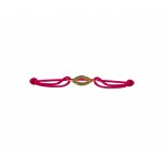 Marquee Shape Diamond studded Valentines Charm in gold