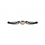 Valentines Day gift Oval charm in gold with diamonds